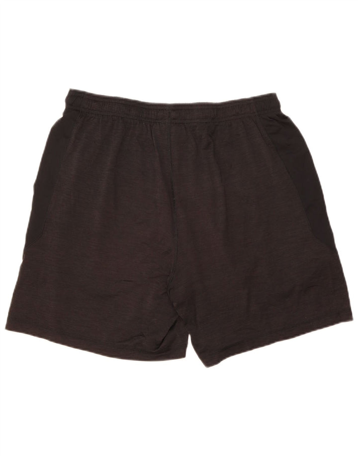 Shorts esportivos masculinos Under Armour grandes pretos manchados