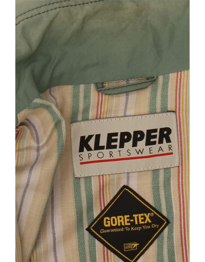 Jaqueta utilitária masculina Klepper Gore-Tex UK 40 grande verde