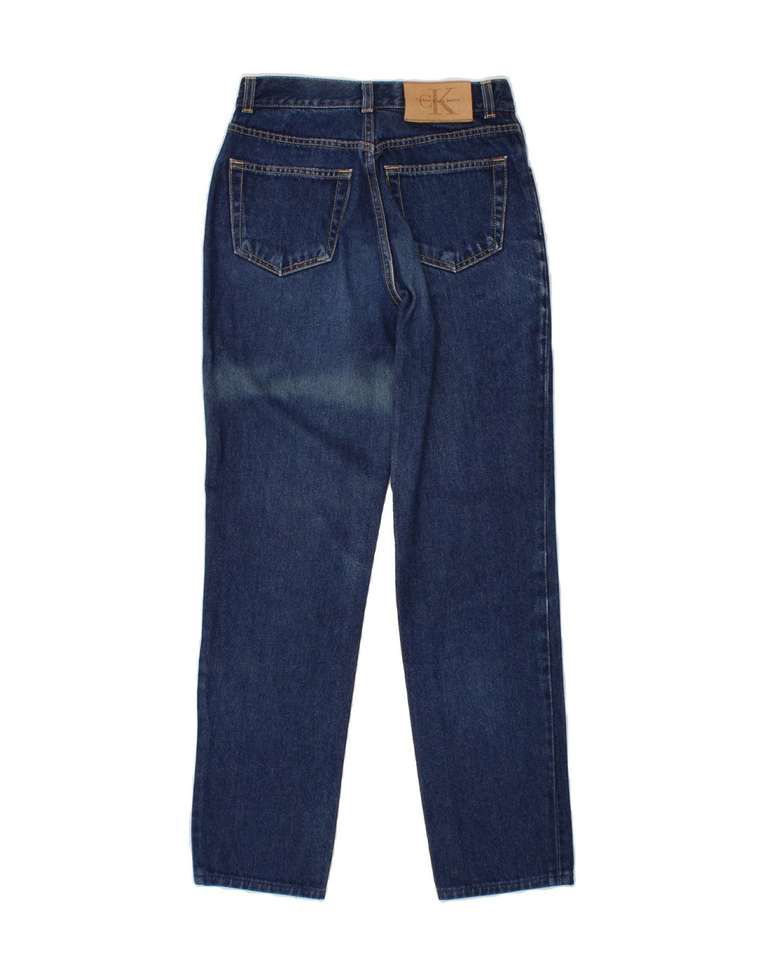 CALVIN KLEIN Womens Tapered Jeans W28 L27 Blue Cotton Vintage Calvin Klein and Second-Hand Calvin Klein from Messina Hembry 