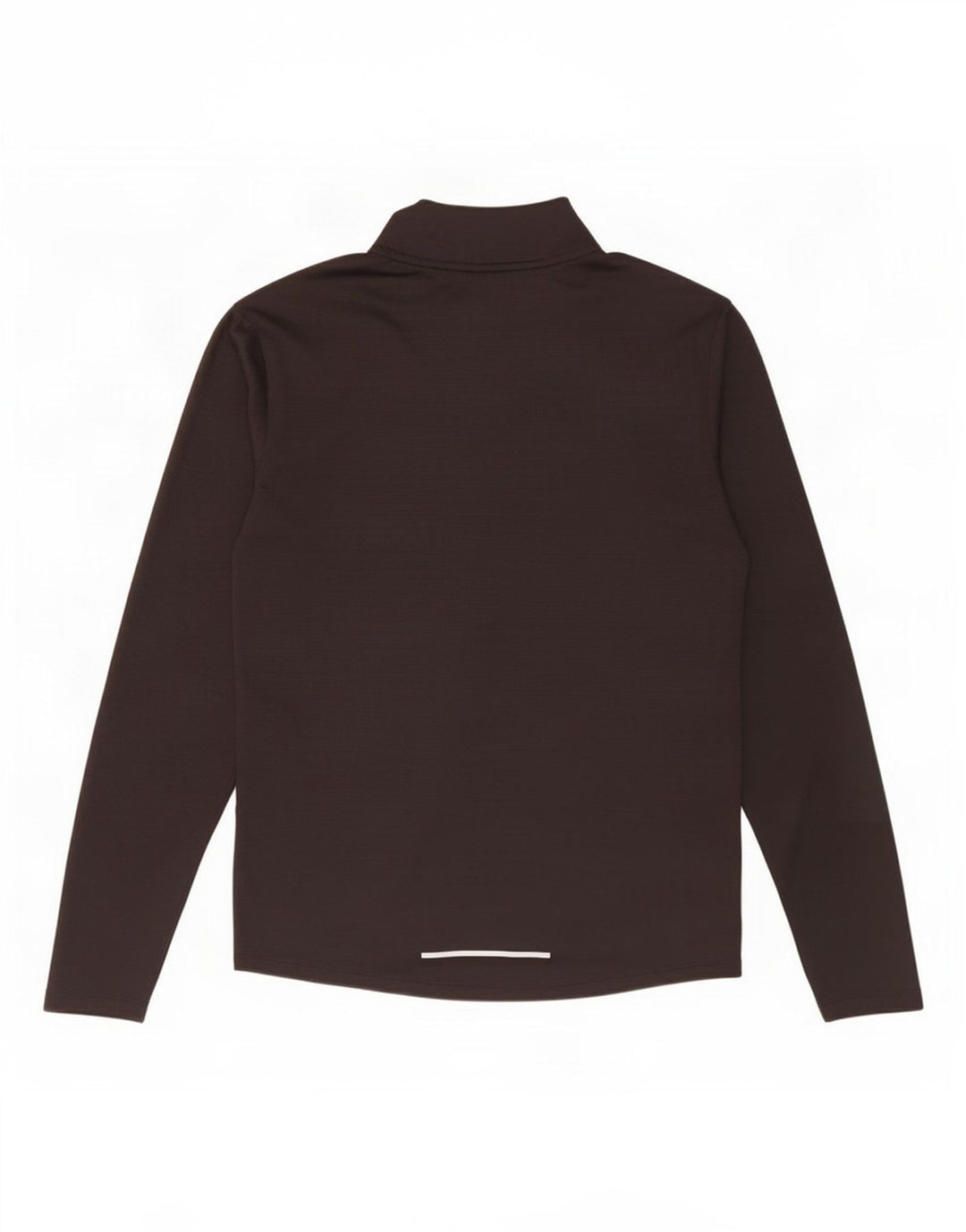 Nike Mens Dri Fit Zip Neck Top Manga Longa Médio Preto Poliéster