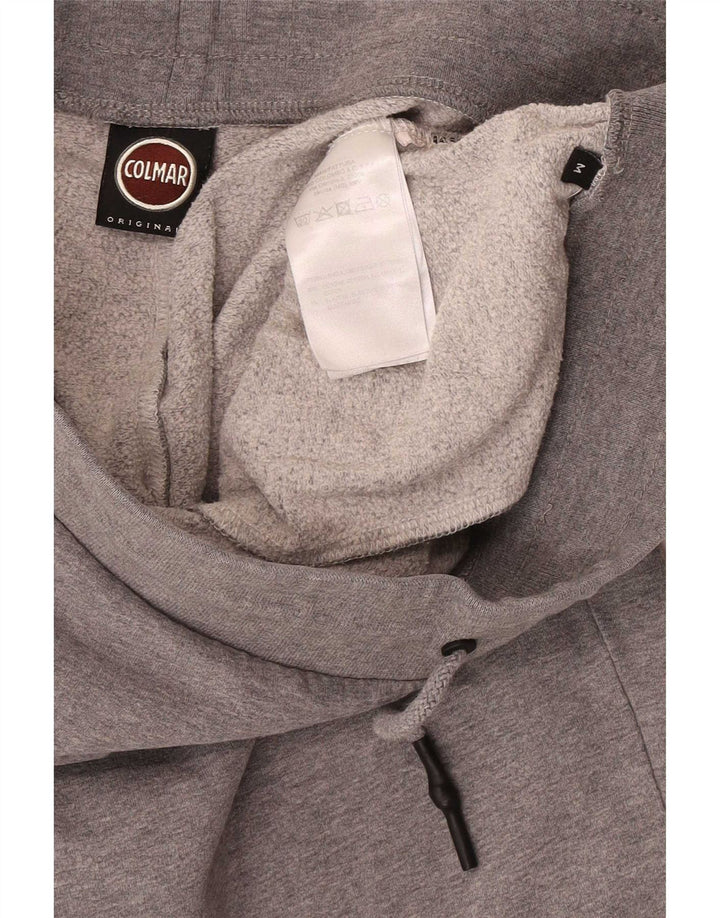 Colmar Calça esportiva feminina joggers cinza médio algodão manchado