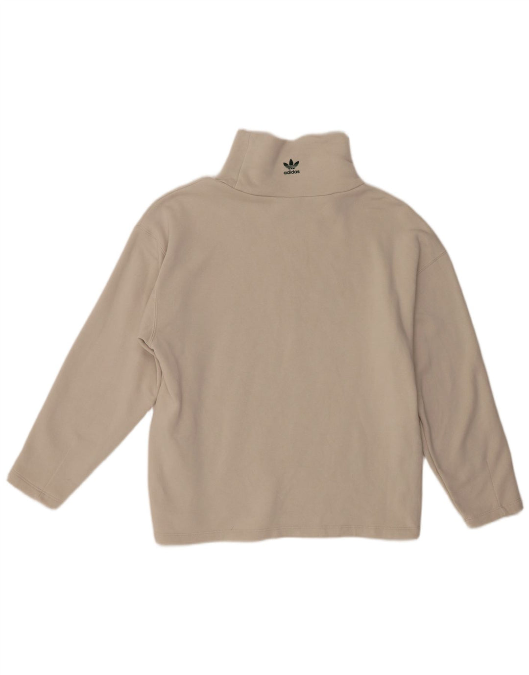 Adidas feminino gráfico oversized moletom jumper reino unido 10 pequeno off white