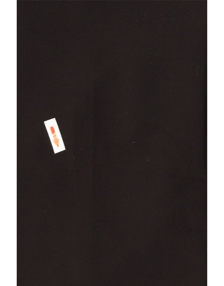 Zara Calça Cônica Feminina Grande W32 L27 Poliéster Preto