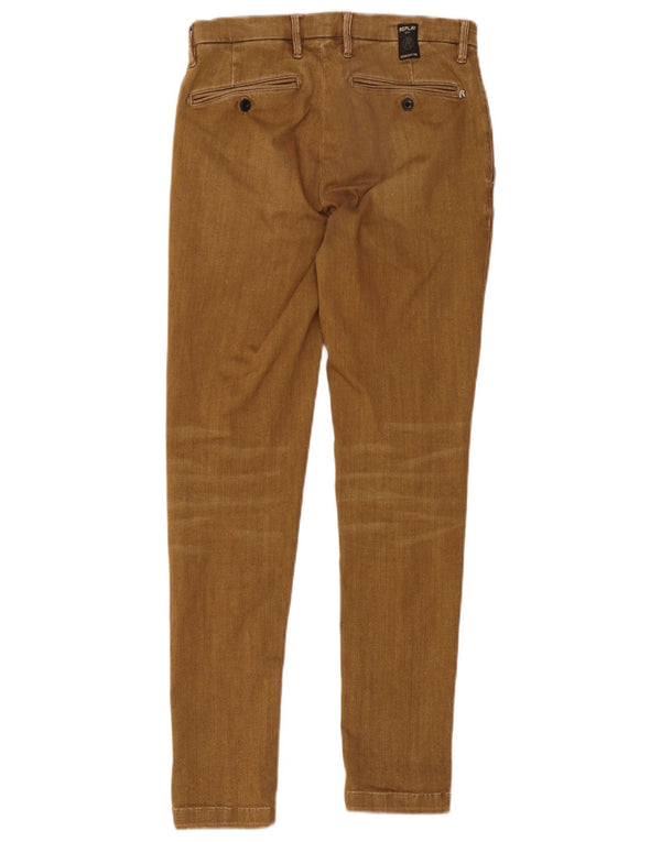 Replay Jeans Skinny Masculino W31 L30 Algodão Bege