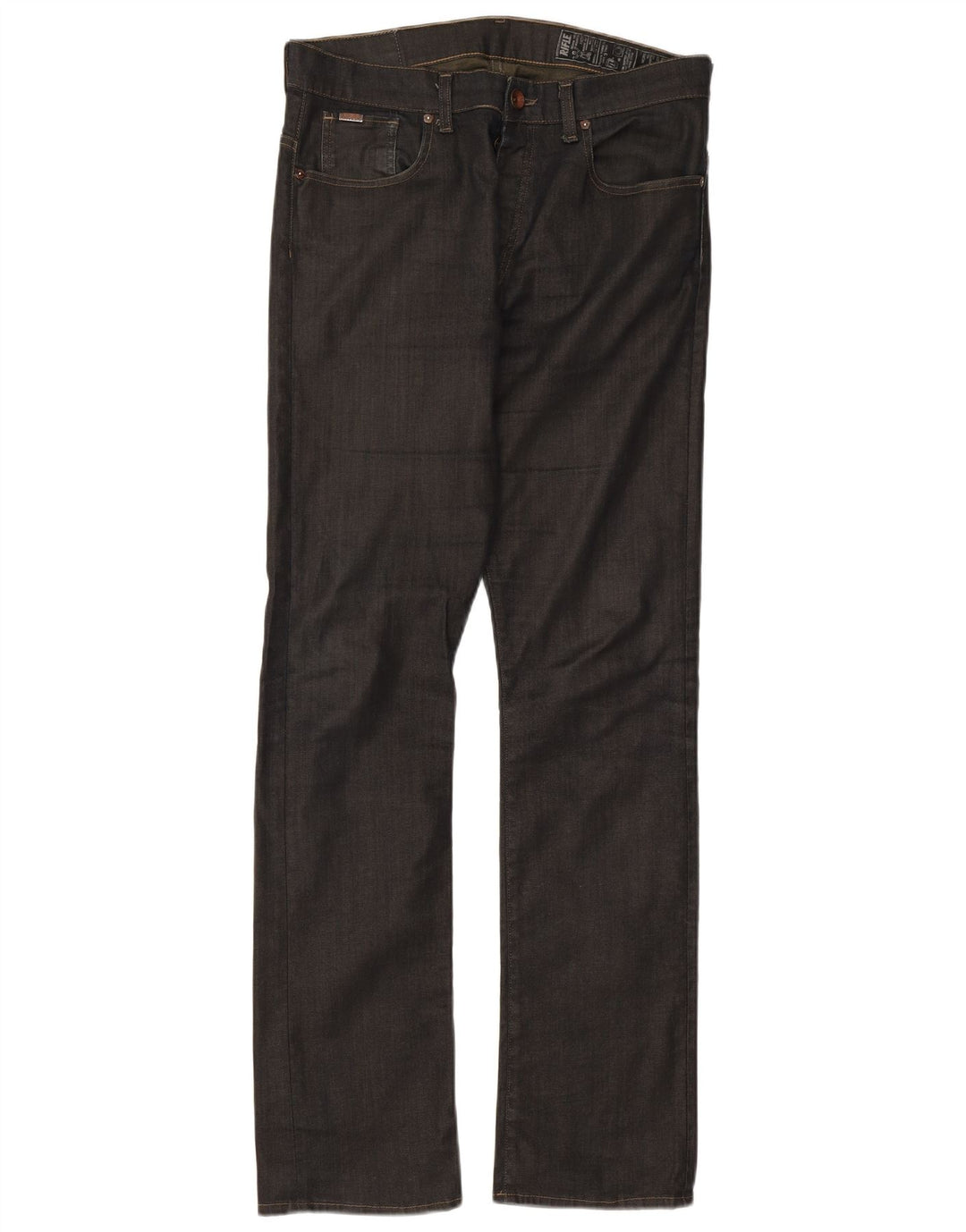 Rifle Masculino Jeans Reto W34 L32 Algodão Cinza