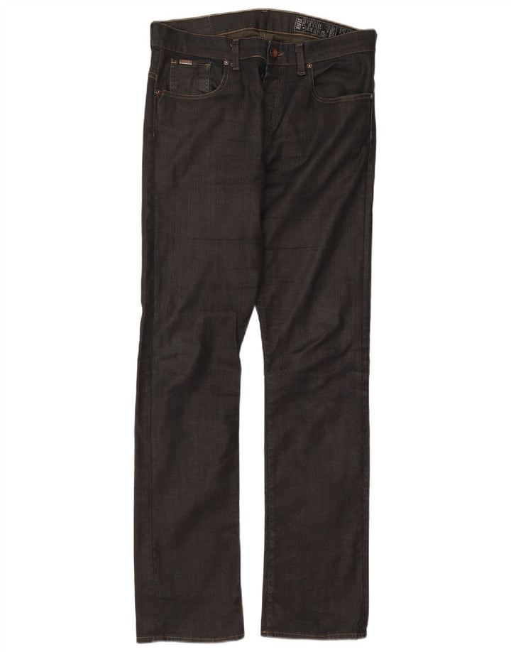 Rifle Masculino Jeans Reto W34 L32 Algodão Cinza