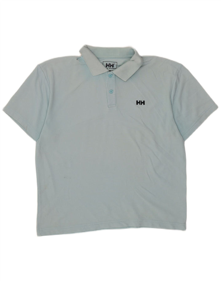Camisa polo masculina Helly Hansen grande azul