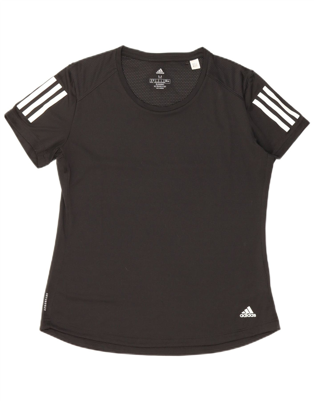 Camiseta Adidas Aeroready Feminina Top UK 12/14 Médio Preto Poliéster