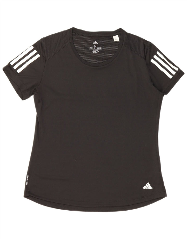 Camiseta Adidas Aeroready Feminina Top UK 12/14 Médio Preto Poliéster