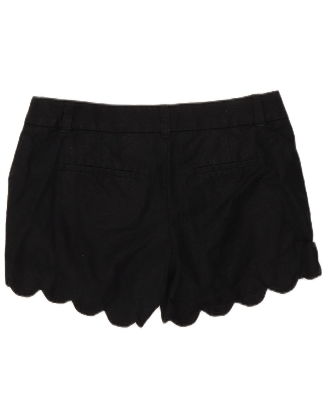 J. Crew Shorts Chino Feminino US 2 XS W30 Linho Preto