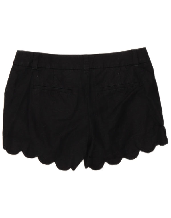 J. Crew Shorts Chino Feminino US 2 XS W30 Linho Preto