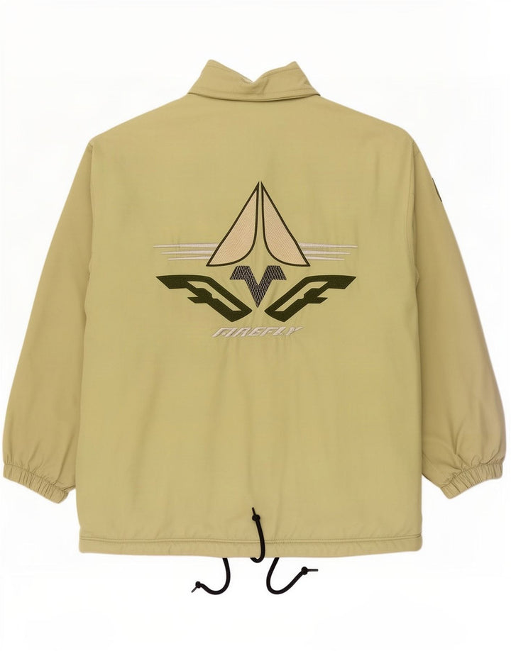Jaqueta bomber masculina Etirel Graphic Loose Fit UK 38 verde médio