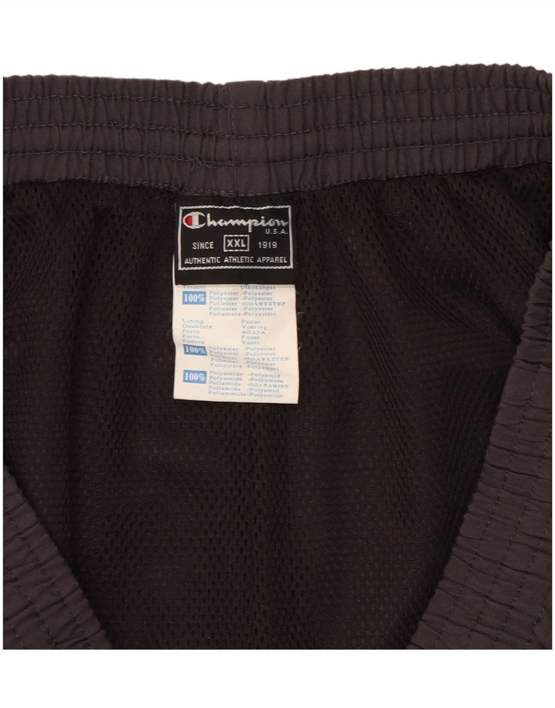 Calça de treino masculina Champion 2XL poliéster preto