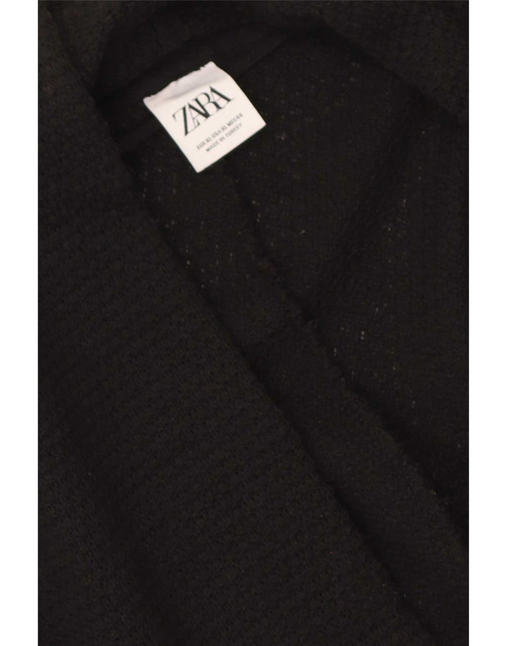 Suéter Zara Masculino Longline Open Cardigan XL Preto