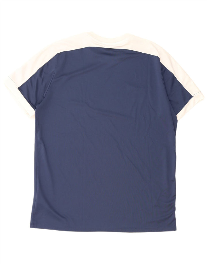 Camiseta Nike Masculina Dri Fit Top XL Azul Marinho Colourblock Poliéster