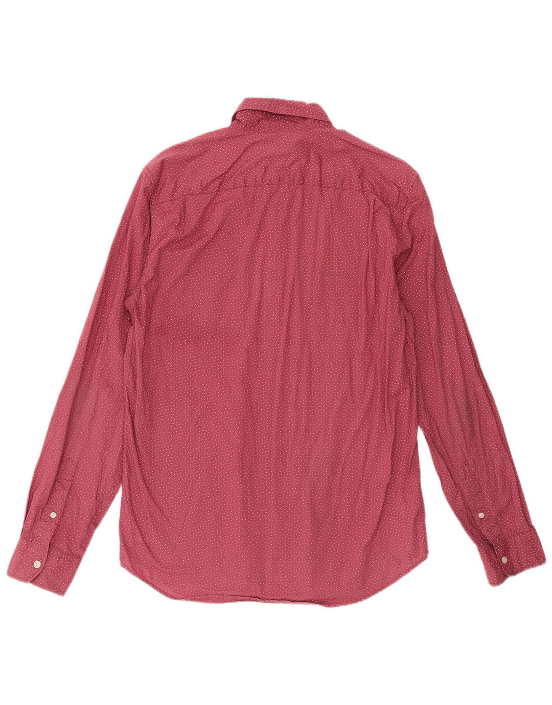 Camisa masculina Slim Fit da Gap, algodão médio com bolinhas cor de vinho
