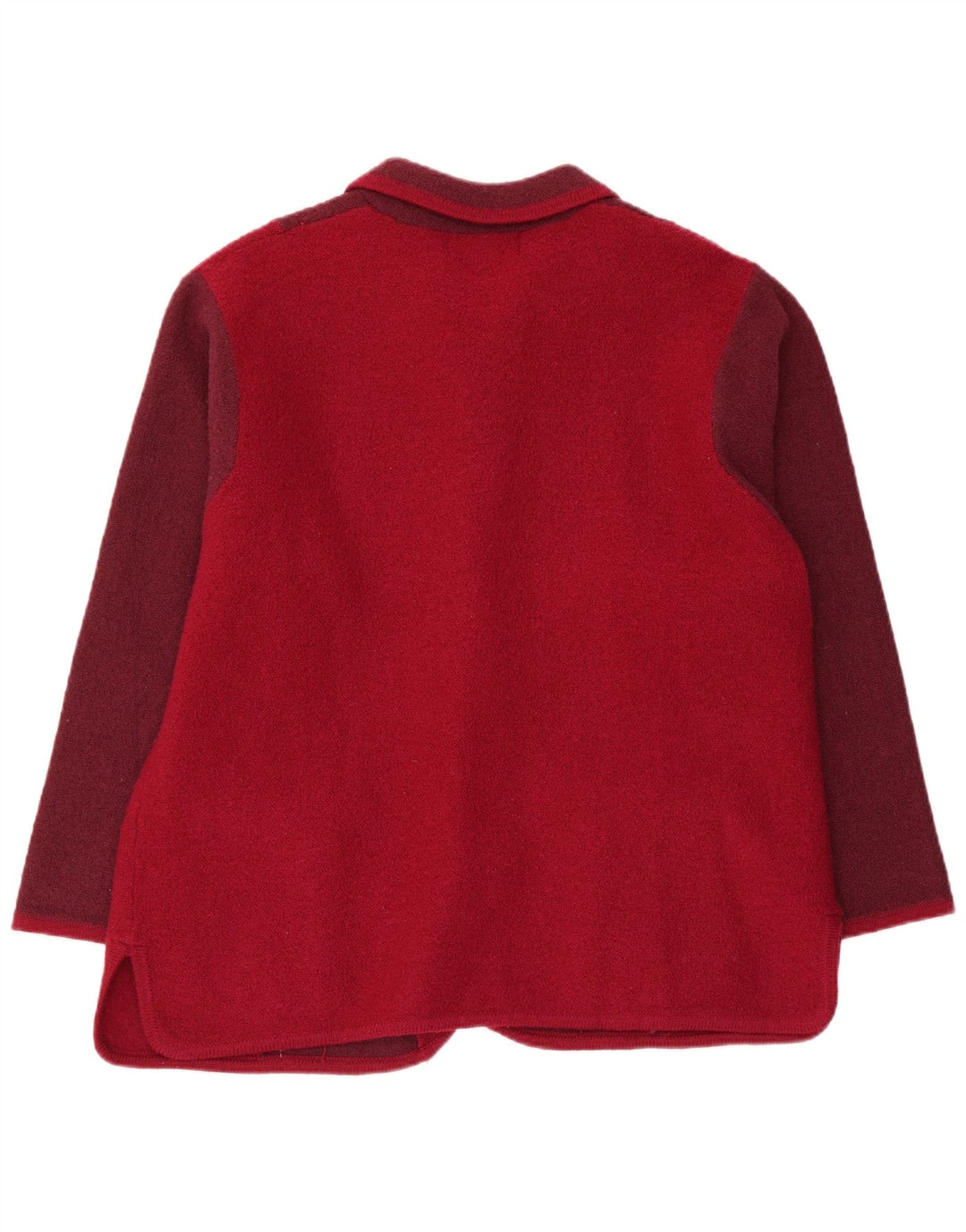 Jaqueta blazer feminina CASAMIA de ajuste solto Reino Unido 16 grande bloco colorido cor de vinho