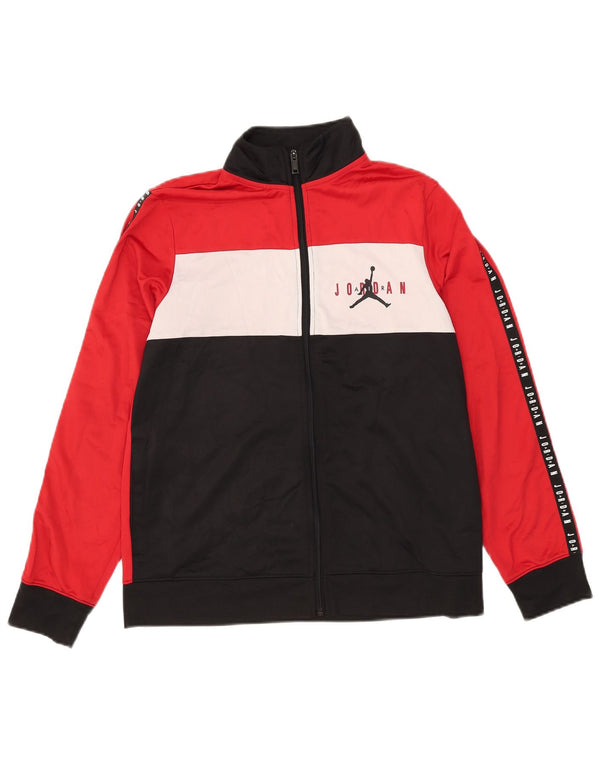 Jaqueta Jordan Boys Graphic Tracksuit Top 13-14 Anos XL Vermelho Colorblock