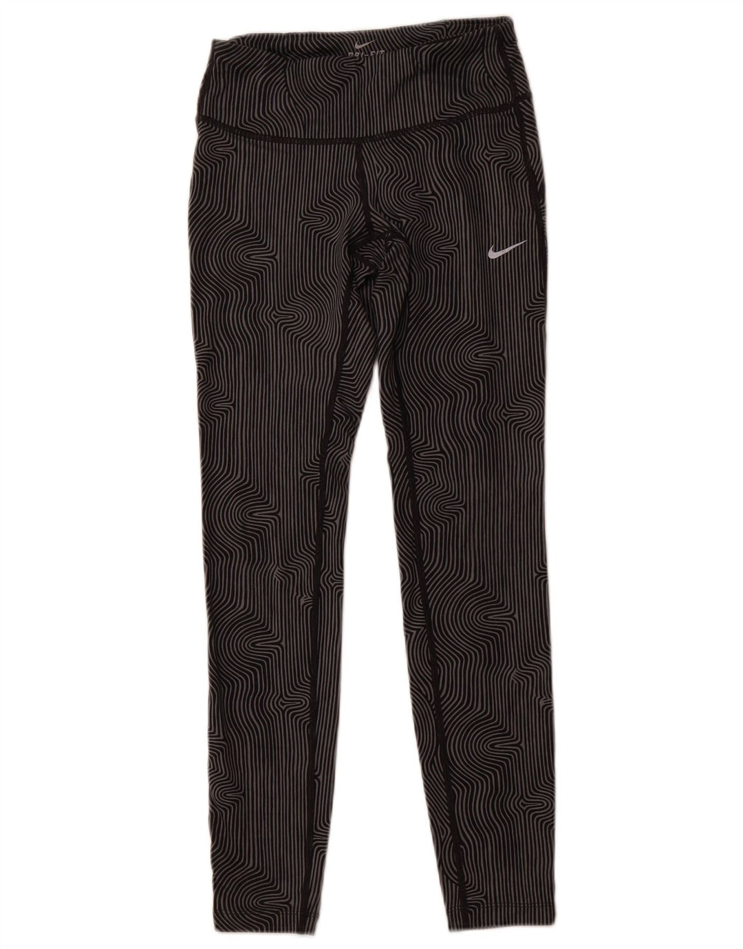 Leggings Nike Dri Fit Feminina UK 6 XS Cinza Pinstripe