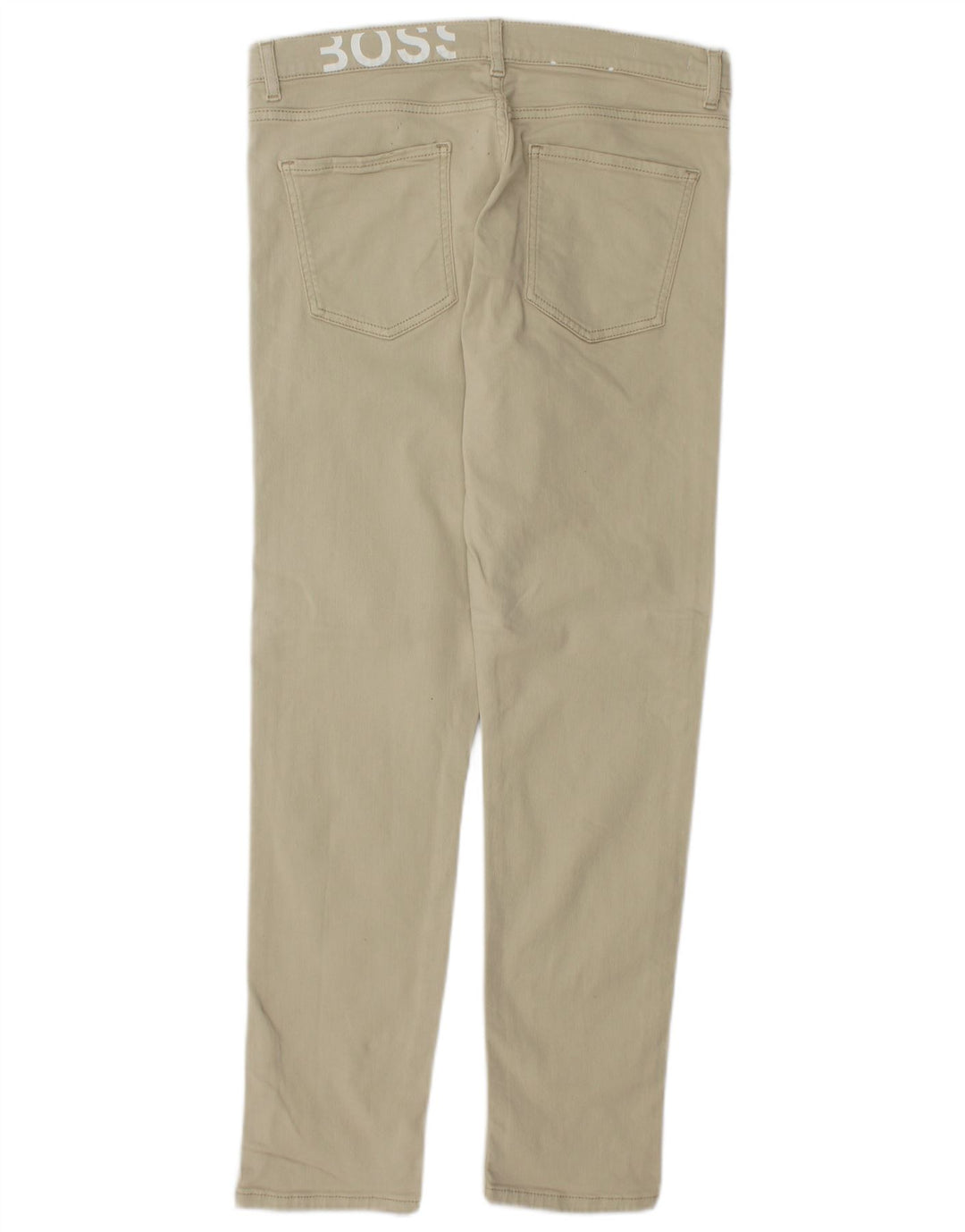 HUGO BOSS Jeans feminino cintura alta slim W29 L28 algodão verde