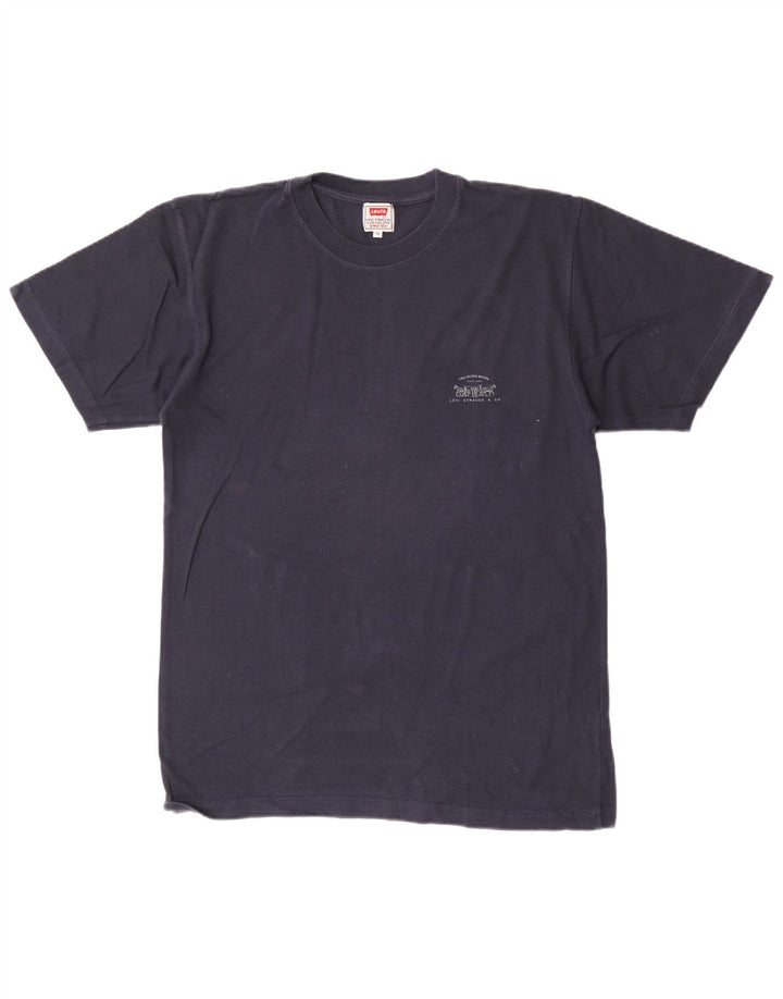 Camiseta masculina Levi's Top médio algodão azul marinho