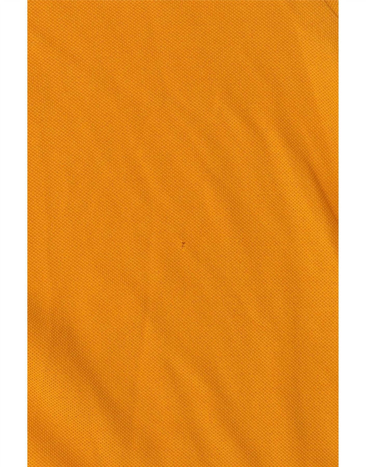 Camisa polo masculina Lacoste tamanho 4 médio algodão laranja