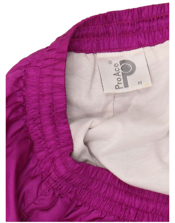 Calça de treino feminina Pro Ace Joggers Reino Unido 14 bloco colorido rosa médio