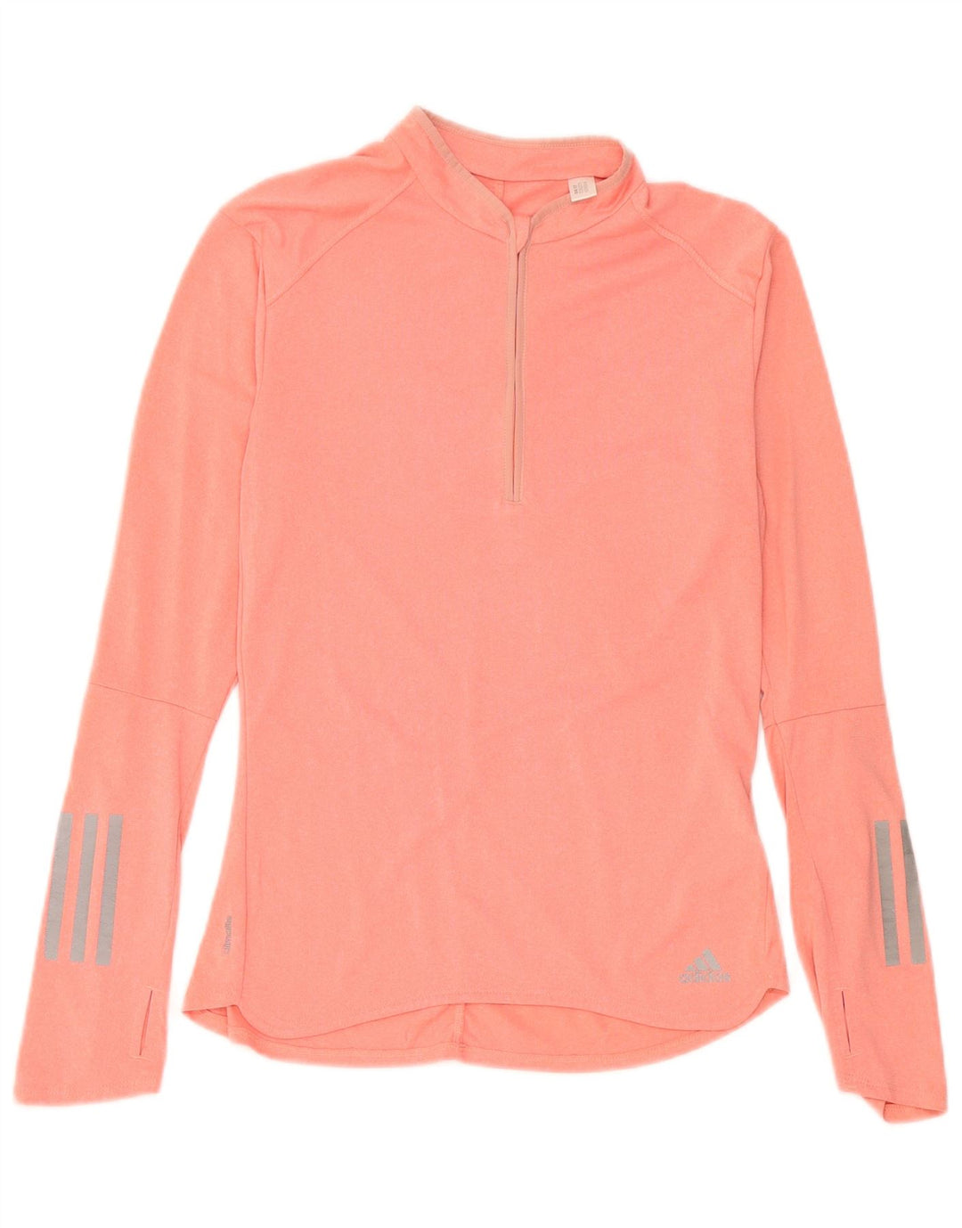 Adidas Womens Climalite Top Manga Longa Reino Unido 8/10 Pequeno Rosa Poliéster