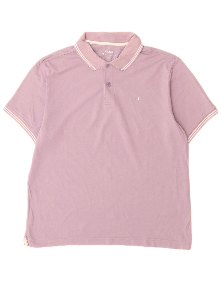 Camisa polo masculina Champion médio roxo