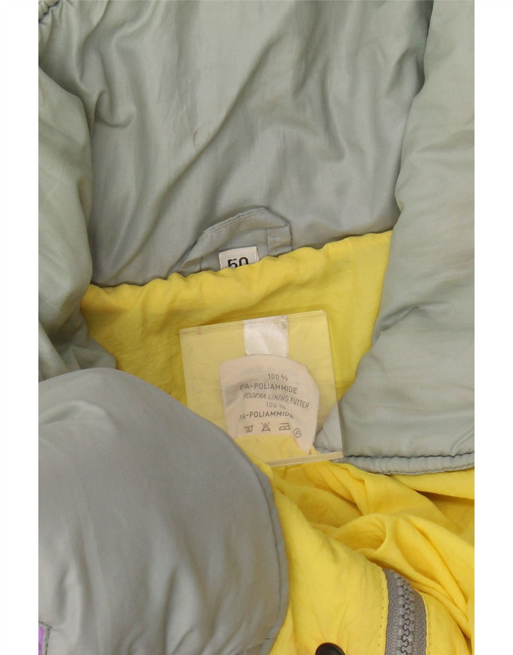 Jaqueta acolchoada masculina Bailo IT 50 grande cinza colorblock poliamida