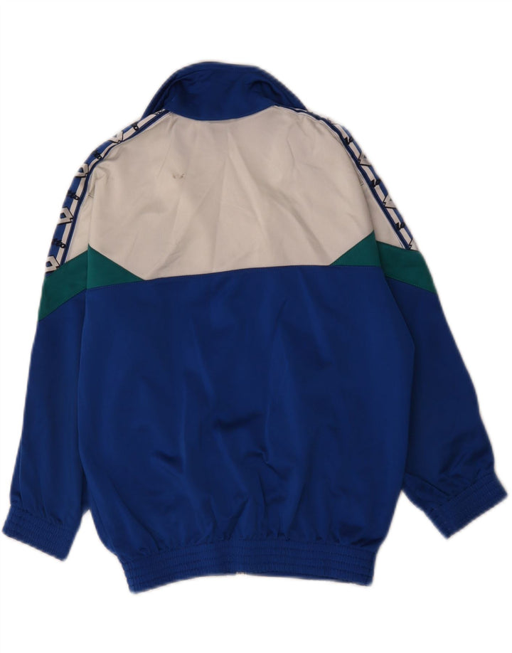 Lotto Boys Graphic Tracksuit Top Jacket 11-12 anos Médio Azul Colorblock