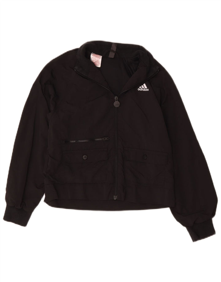 Jaqueta Adidas Meninas Treino Top 9-10 Anos Preto Poliamida