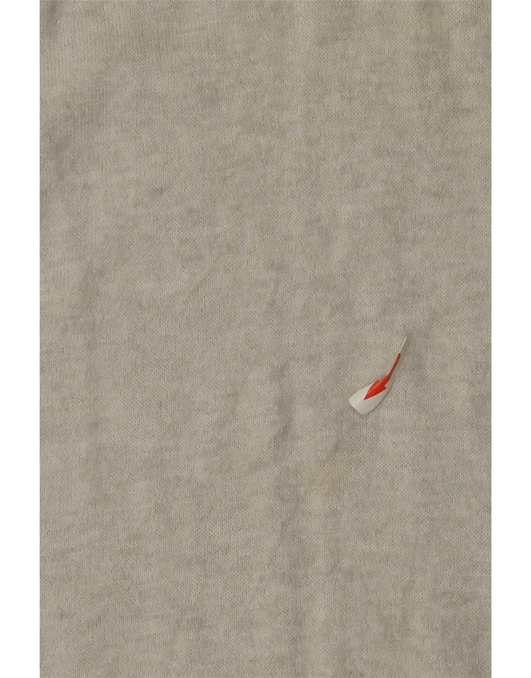 Top feminino Zara manga comprida UK 14 grande viscose manchada cinza