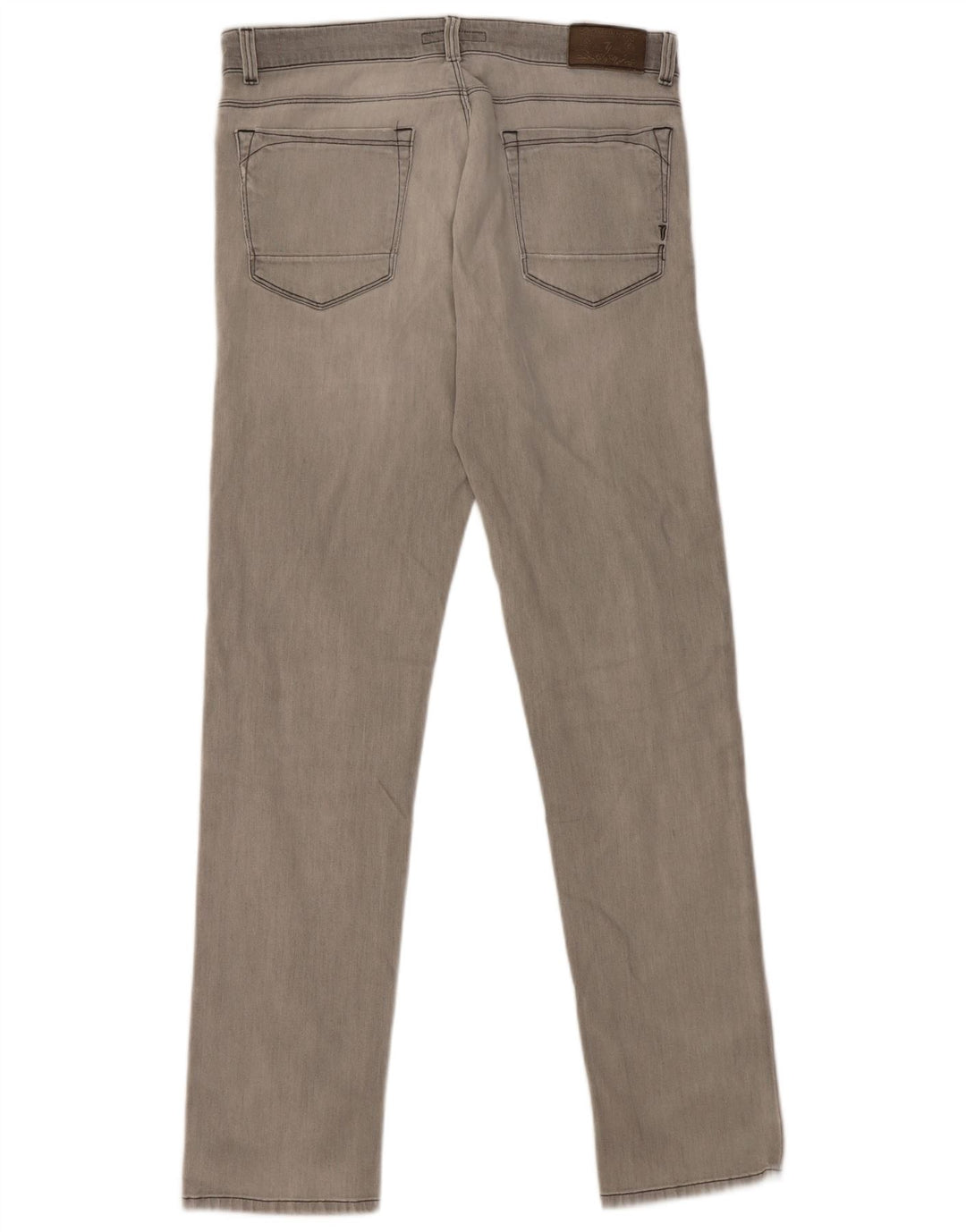 Trussardi Mens Slim Jeans W31 L33 Cinza Algodão
