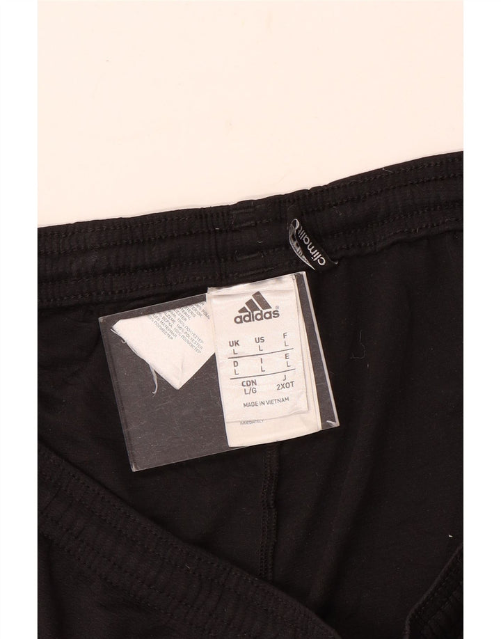 Adidas Mens Climalite Sport Shorts Grande Poliéster Colorblock Preto