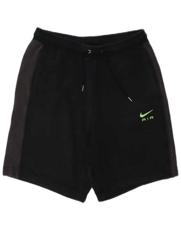 Shorts esportivos masculinos NIKE grandes de algodão colorido preto