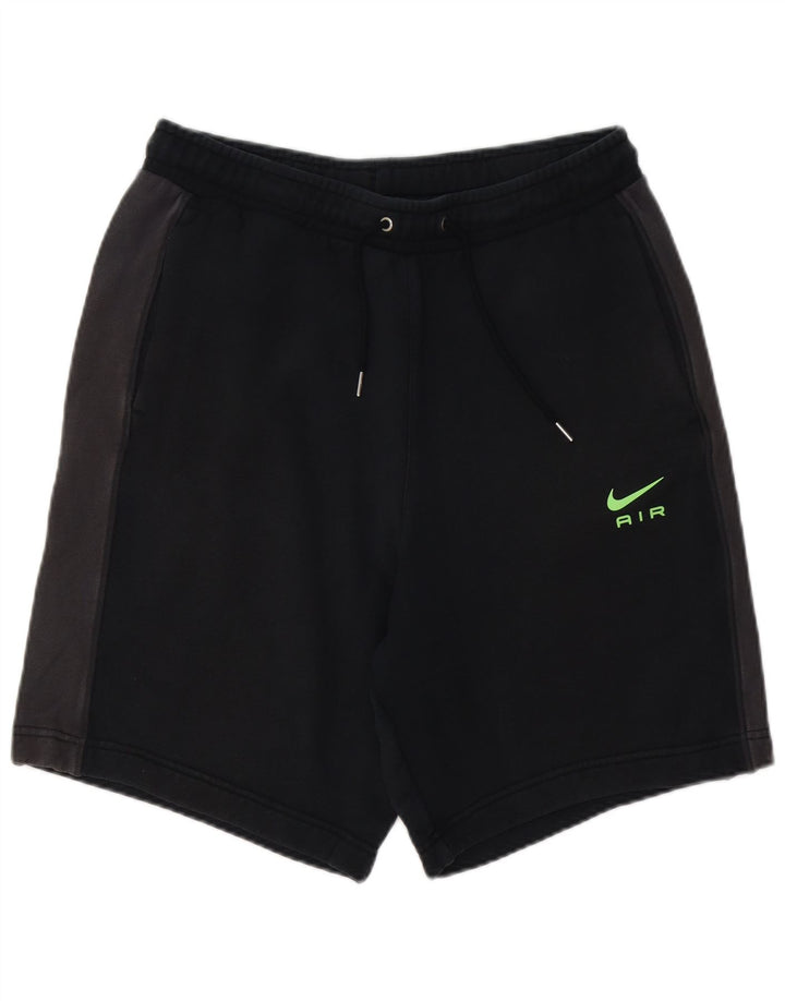 Shorts esportivos masculinos NIKE grandes de algodão colorido preto