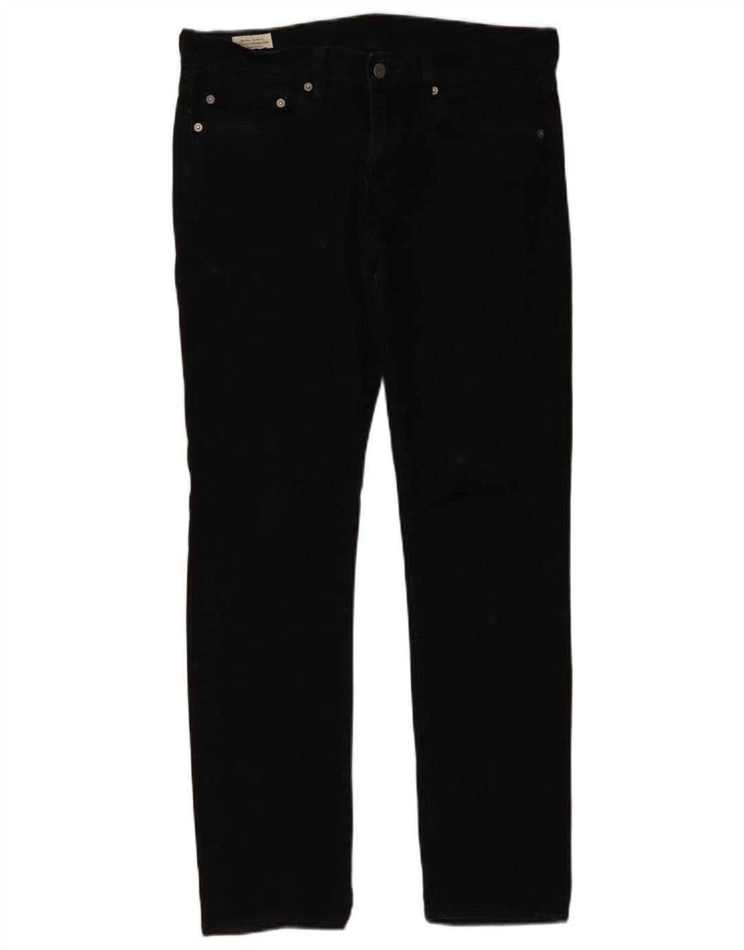 Levi's Masculino 511 Slim Jeans W32 L32 Algodão Preto