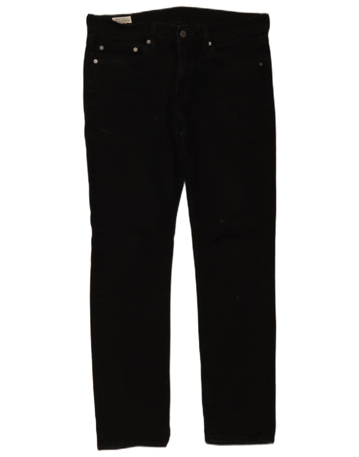 Levi's Masculino 511 Slim Jeans W32 L32 Algodão Preto