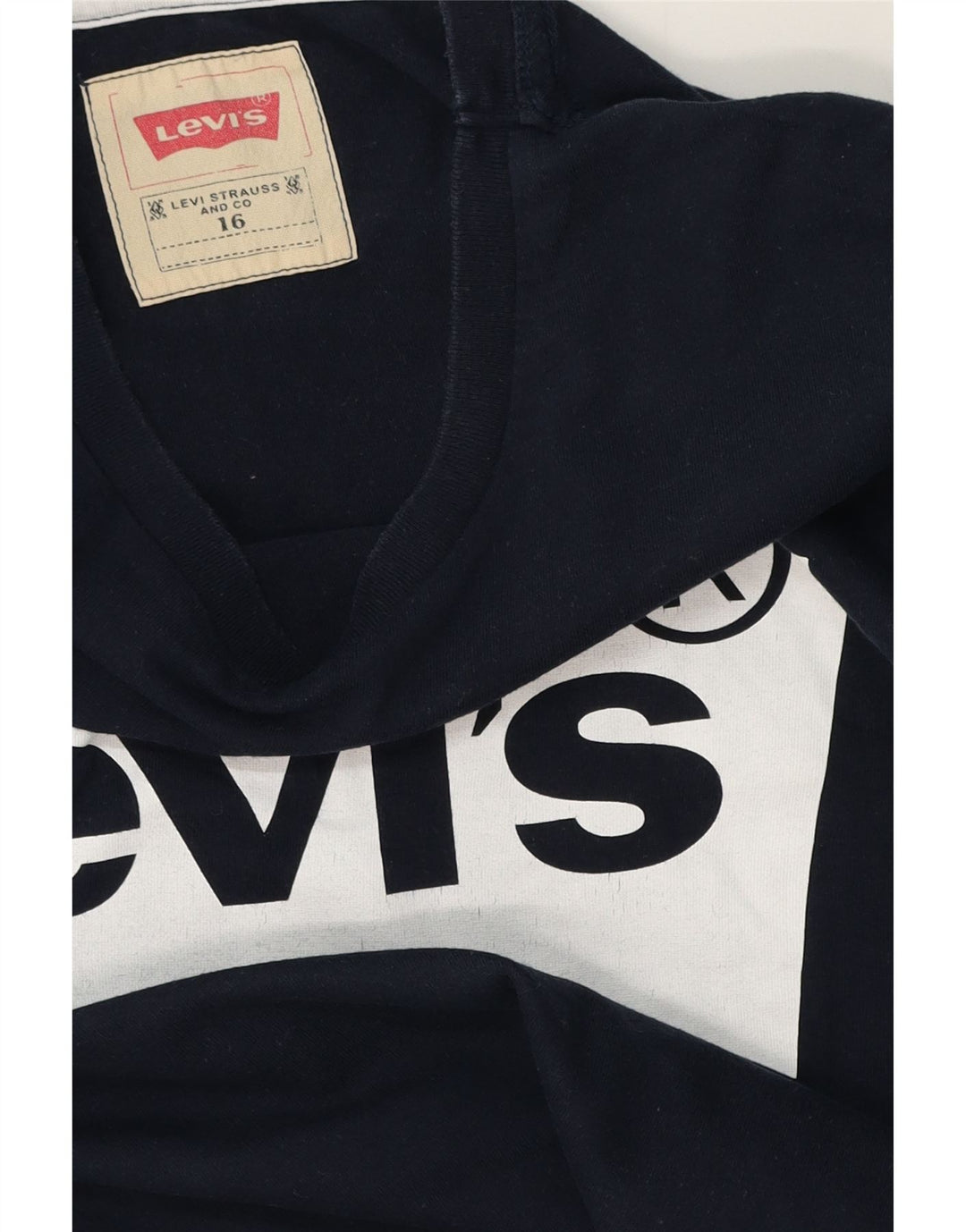 Top Levi's Boys Graphic T-Shirt 15-16 Anos Azul Marinho