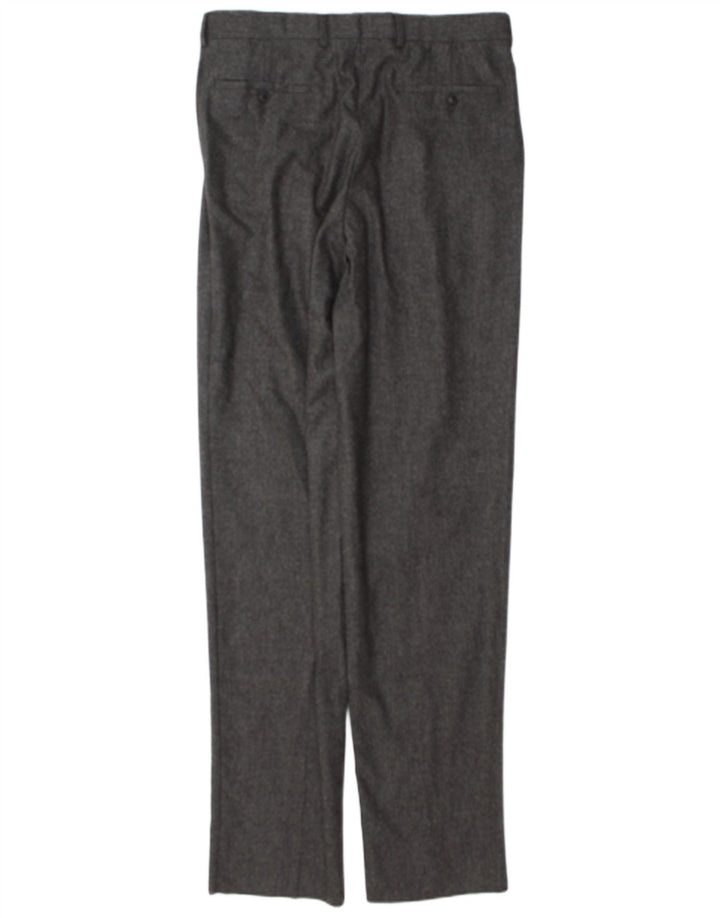 Calça masculina Basile Pegged Suit IT 48 Médio W32 L37 Lã Cinza