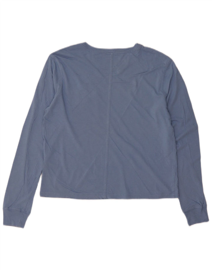 Carhartt Top feminino oversized manga comprida US 0/2 XS azul algodão