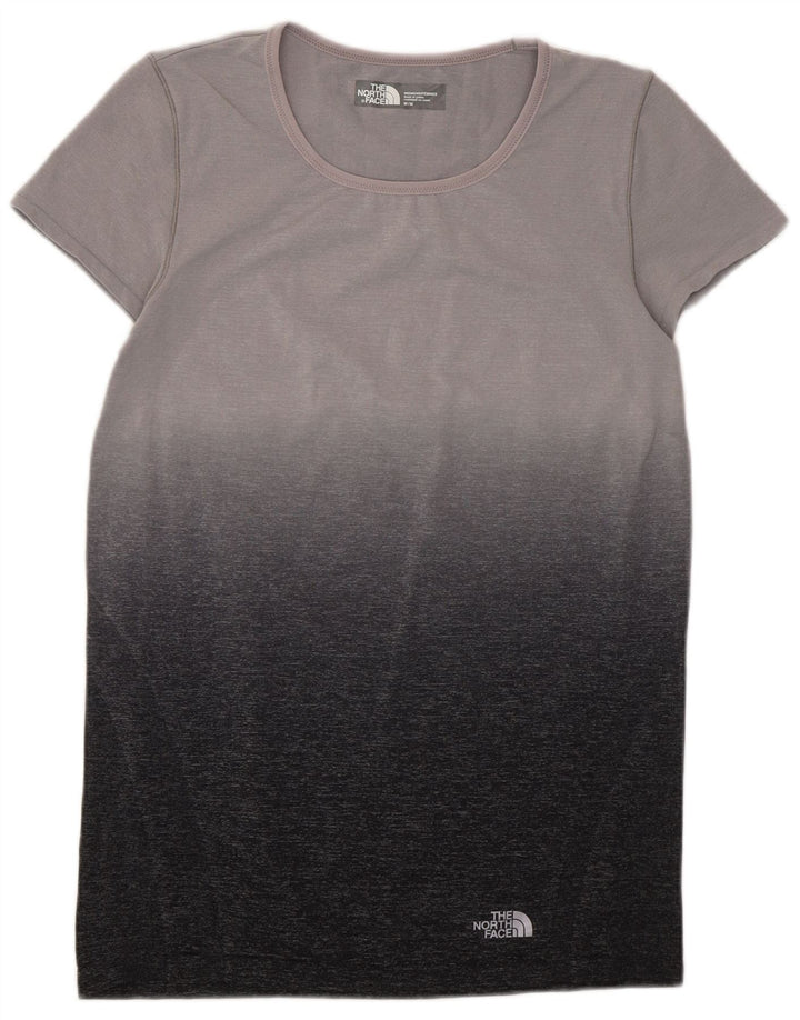 Camiseta feminina The North Face UK 12 cinza médio colorblock