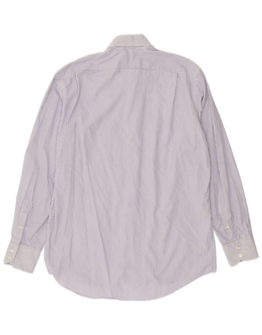 Camisa masculina Lacoste tamanho 40 algodão listrado azul marinho médio