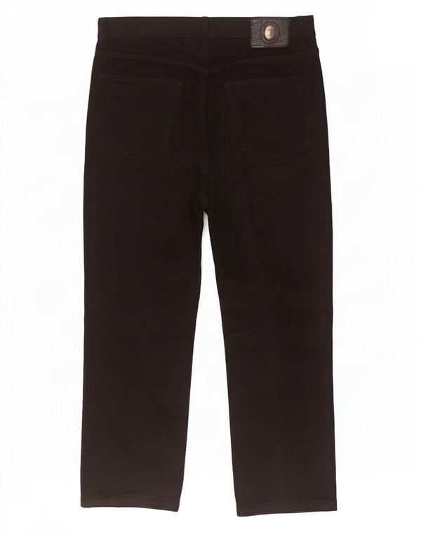 Trussardi Mens Straight Jeans W36 L29 Black Cotton