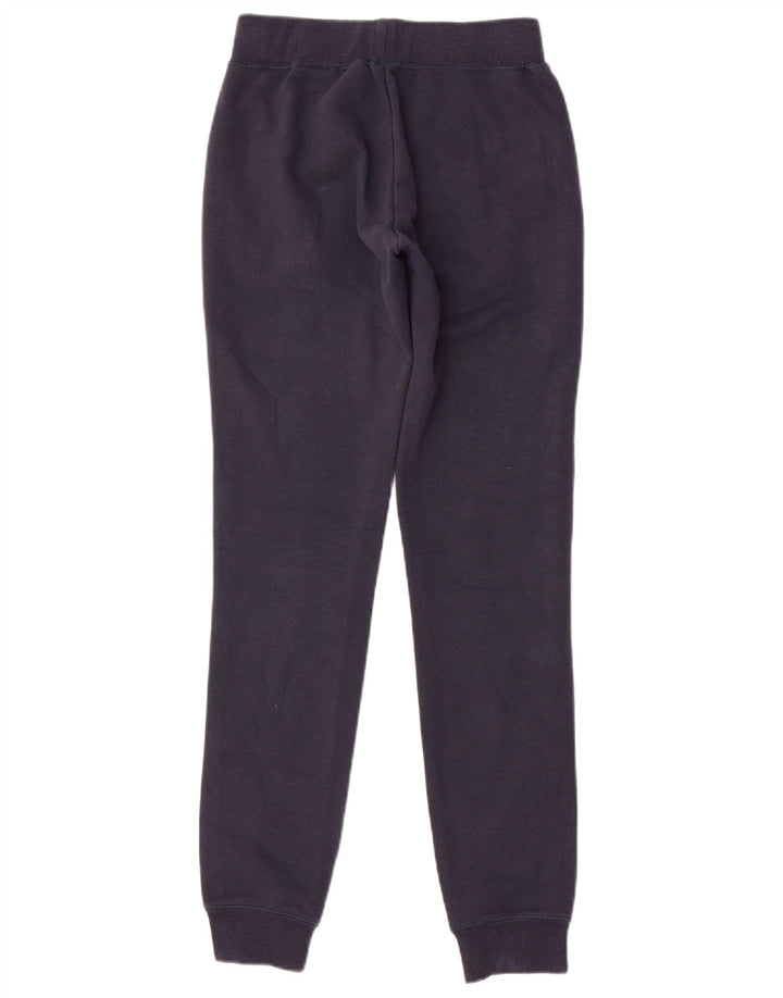 Calça de treino feminina REEBOK Joggers UK 0/2 2XS azul marinho algodão