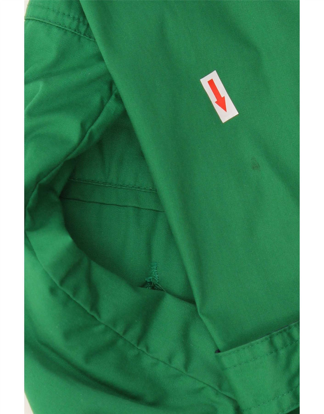 Jaqueta utilitária masculina vintage para iate com ajuste solto Reino Unido 38 poliéster verde médio