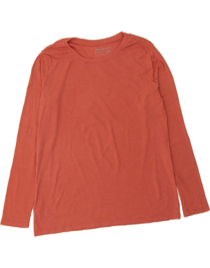 EDDIE BAUER Womens Top Long Sleeve UK 20 2XL Pink Cotton Vintage Eddie Bauer and Second-Hand Eddie Bauer from Messina Hembry 