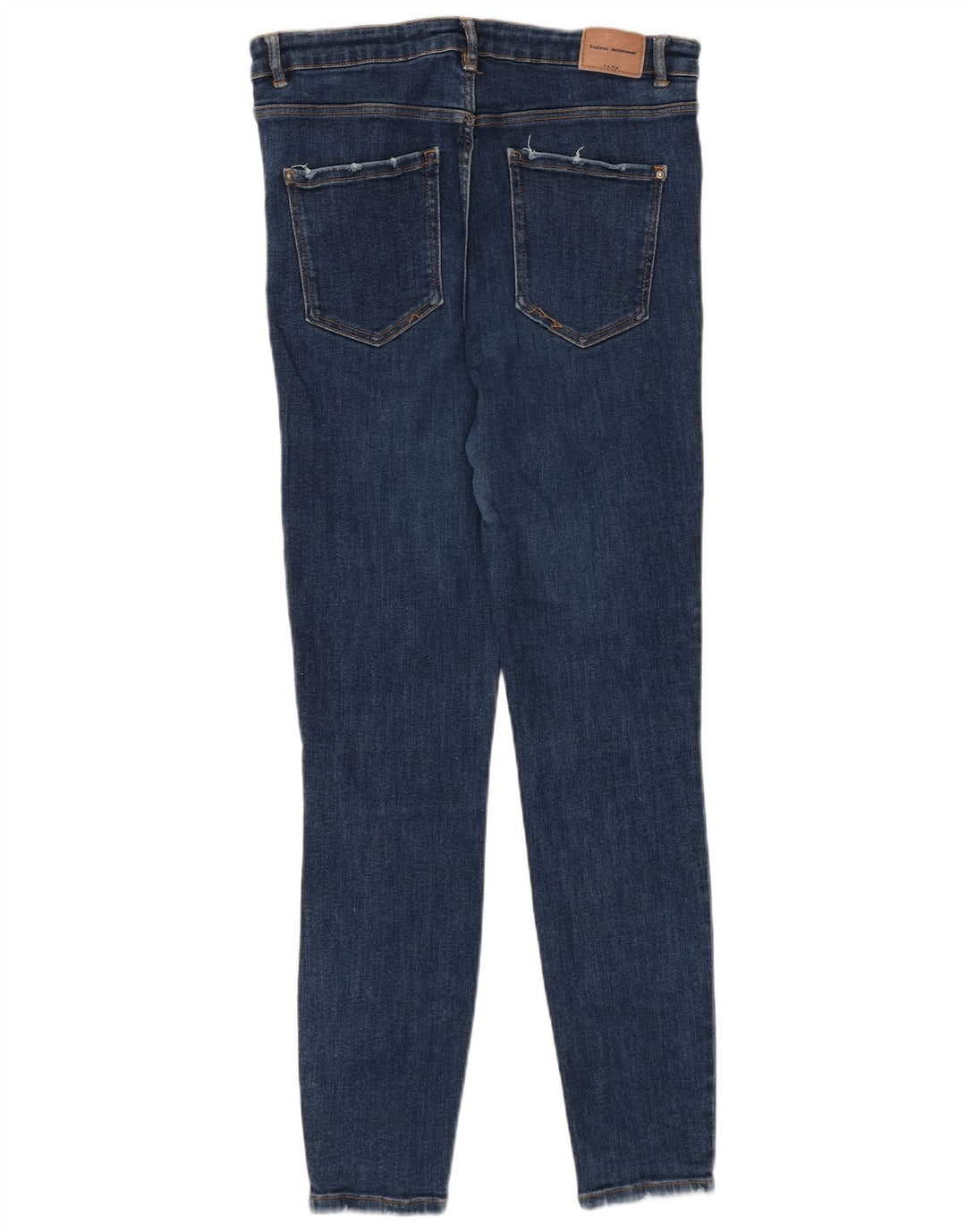 Zara Jeans Skinny Feminino EU 42 Grande W32 L27 Azul