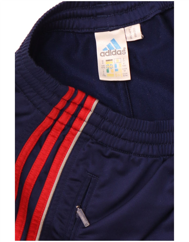 ADIDAS Calça de treino masculina Joggers XL Azul marinho Colourblock Poliéster
